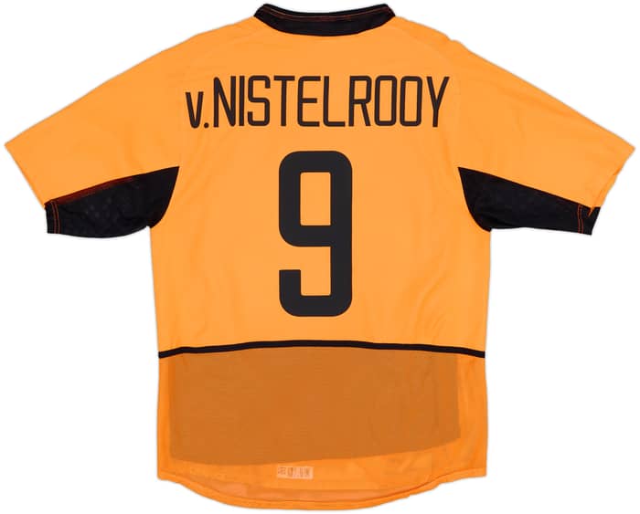 2002-04 Netherlands Player Issue Home Shirt V.Nistelrooy #9 - 8/10 - (M)