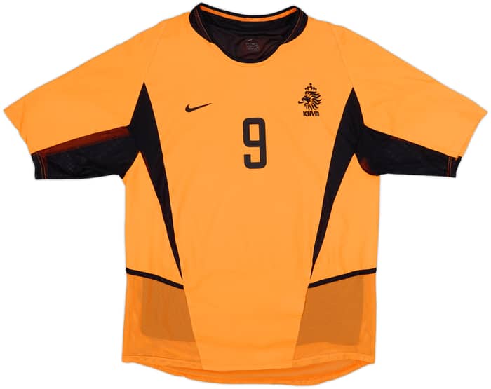 2002-04 Netherlands Player Issue Home Shirt V.Nistelrooy #9 - 8/10 - (M)