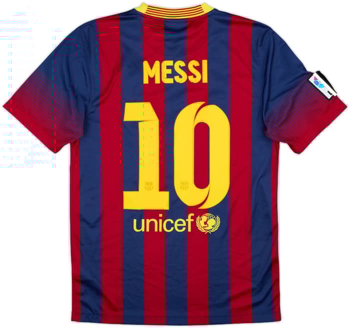 2013-14 Barcelona Home Shirt Messi #10 - 8/10 - (S)