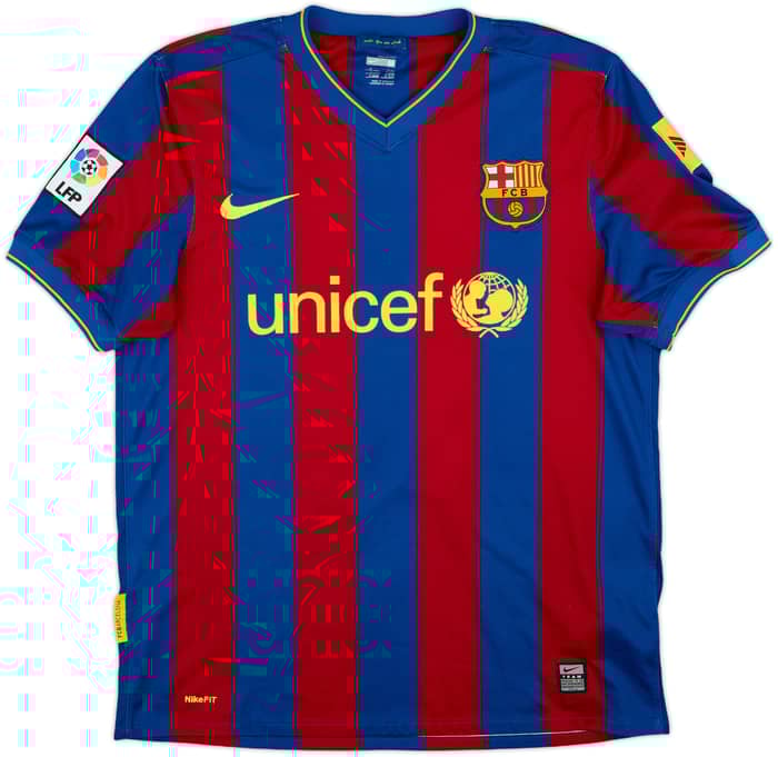 2009-10 Barcelona Home Shirt A.Iniesta #8 - 7/10 - (M)