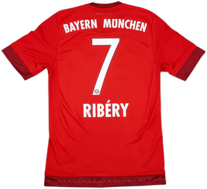 2015-16 Bayern Munich Home Shirt Ribery #7 - 9/10 - (S)