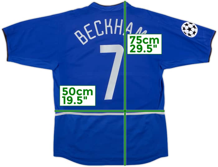 2002-03 Manchester United Third Shirt Beckham #7 - 7/10 - (L)