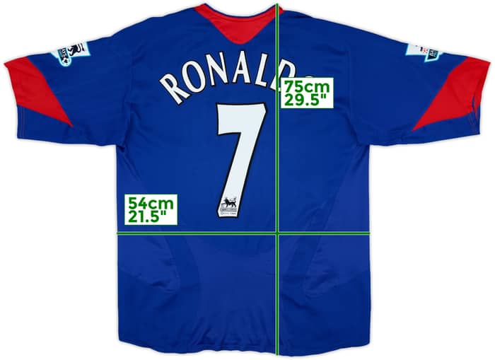 2005-06 Manchester United Away Shirt Ronaldo #7 - 7/10 - (L)