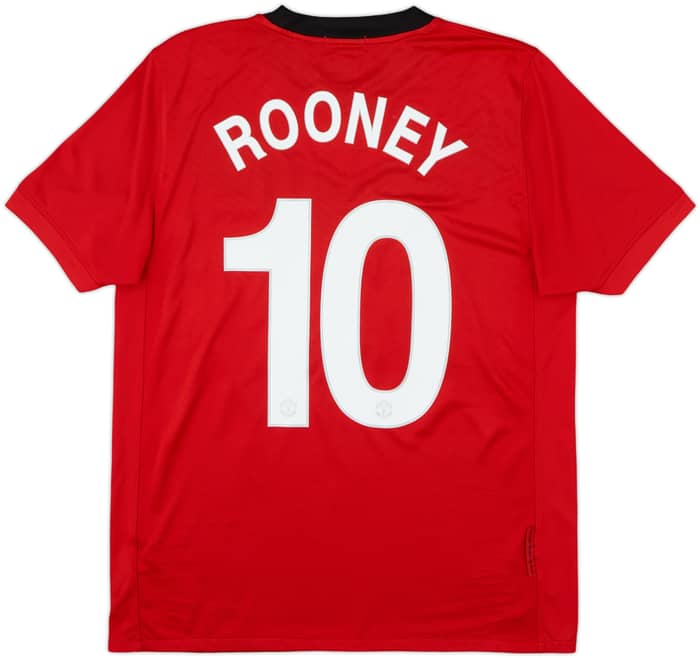 2009-10 Manchester United Home Shirt Rooney #10 - 7/10 - (M)