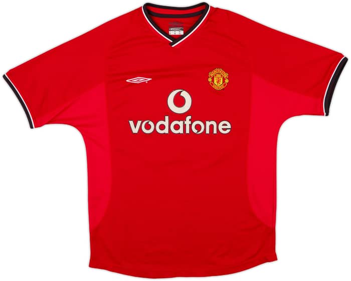 2000-02 Manchester United Home Shirt Solskjaer #20 - 6/10 - (M)