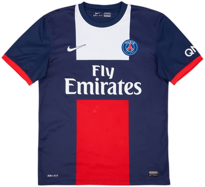 2013-14 Paris Saint-Germain Home Shirt Ibrahimovic #10 - 7/10 - (XL)