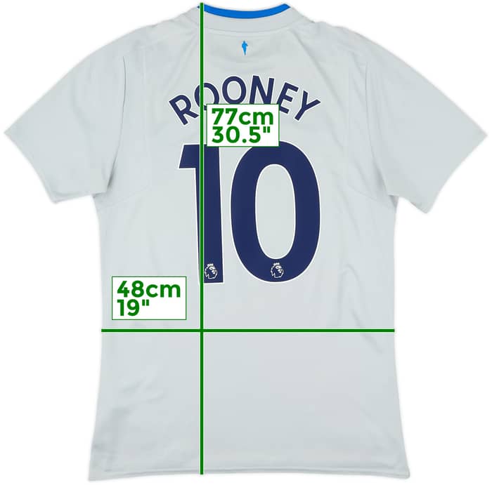 2017-18 Everton Away Shirt Rooney #10 - 8/10 - (M)