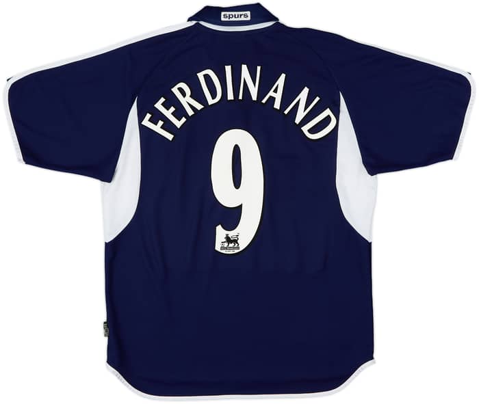 2000-01 Tottenham Away Shirt Ferdinand #9 - 9/10 - (M)