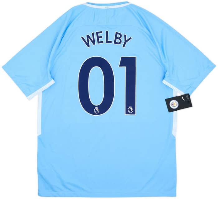 2017-18 Manchester City Home Shirt Welby #01 (L)