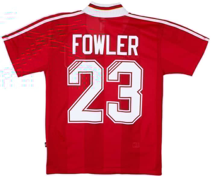 1995-96 Liverpool Home Shirt Fowler #23 - 6/10 - (S)