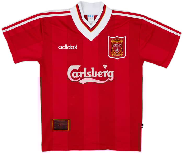 1995-96 Liverpool Home Shirt Fowler #23 - 6/10 - (S)