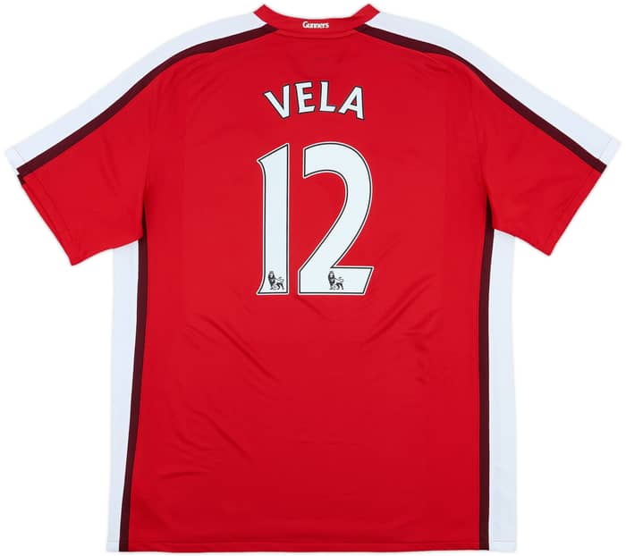 2008-10 Arsenal Home Shirt Vela #12 - 10/10 - (XL)