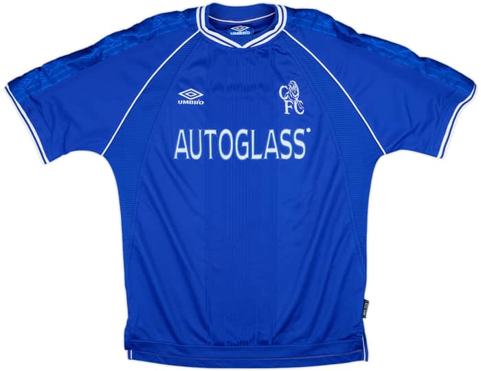1999-01 Chelsea Home Shirt Zola #25 - 8/10 - (L)