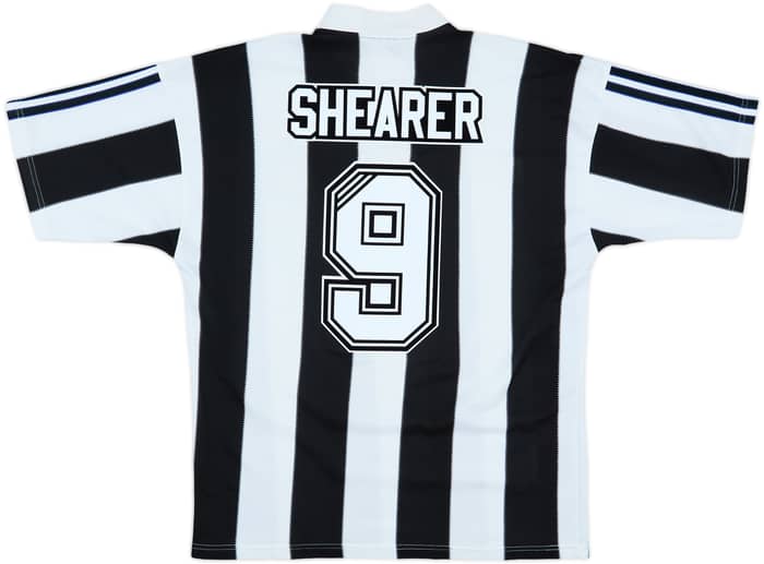 1995-97 Newcastle Home Shirt Shearer #9 - 9/10 - (L)