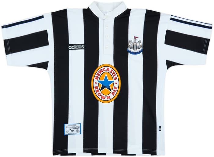 1995-97 Newcastle Home Shirt Shearer #9 - 9/10 - (L)