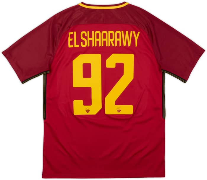 2017-18 Roma Home Shirt El Shaarawy #92 - 7/10 - (M)