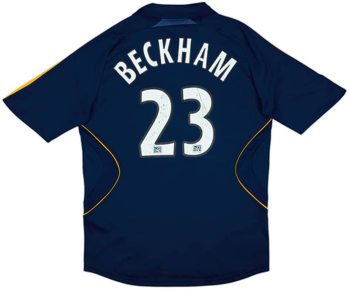 2007-08 LA Galaxy Away Shirt Beckham #23 - 6/10 - (L)
