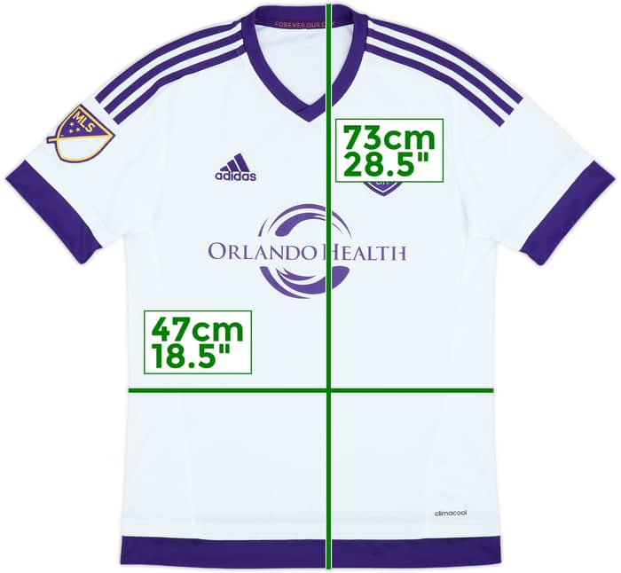Camiseta de visitante del Orlando City 2015 - 8/10 - (S)