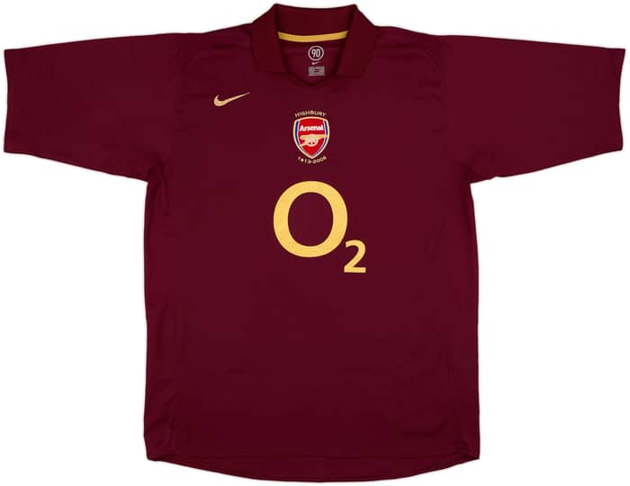 2005-06 Arsenal Home Shirt Henry #14 - 8/10 - (XL)