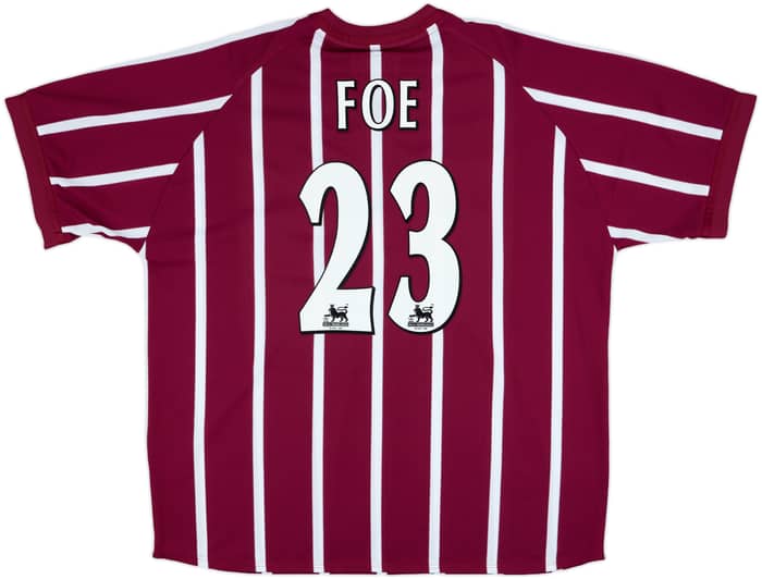 2002-03 Manchester City Third Shirt Foe #23 - 8/10 - (XXL)