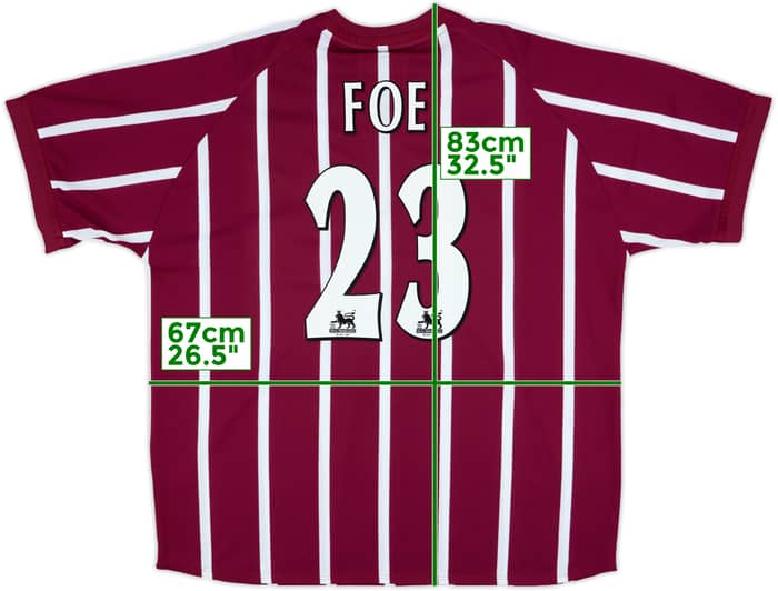 2002-03 Manchester City Third Shirt Foe #23 - 8/10 - (XXL)