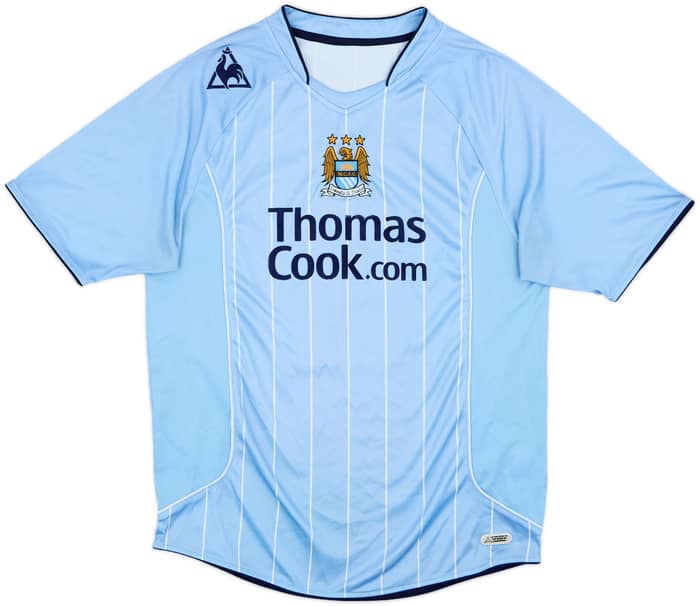 2007-08 Manchester City Home Shirt Elano #11 - 6/10 - (L)