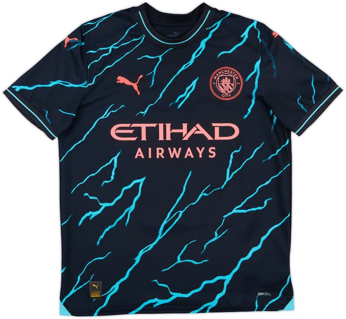 2023-24 Manchester City Third Shirt Matheus N. #27 - 9/10 - (XL.Boys)