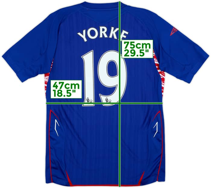 2007-08 Sunderland Third Shirt Yorke #19 - 9/10 - (S)