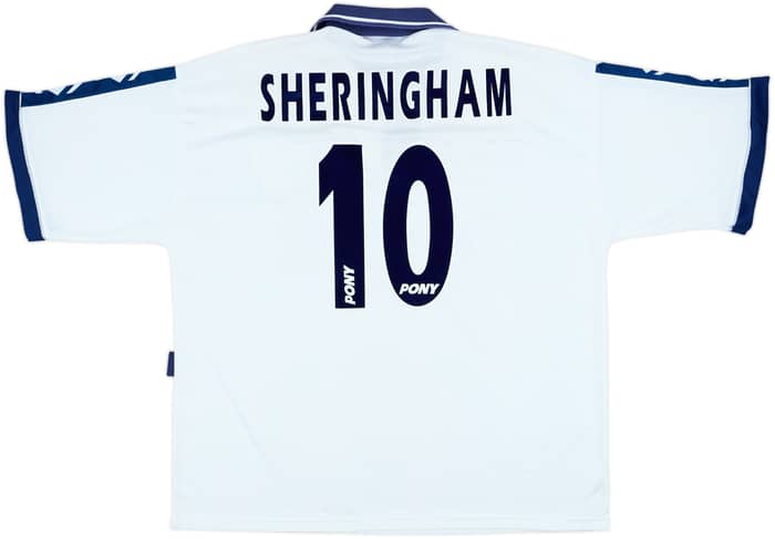 1995-97 Tottenham Home Shirt Sheringham #10 - 8/10 - (XL)