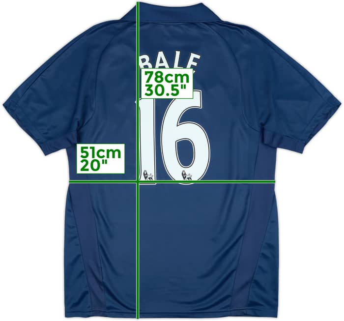 2007-08 Tottenham Away Shirt Bale #16 - 8/10 - (M)
