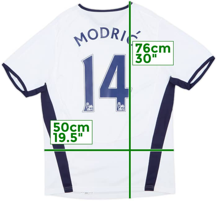 2008-09 Tottenham Home Shirt Modric #14 - 8/10 - (M)