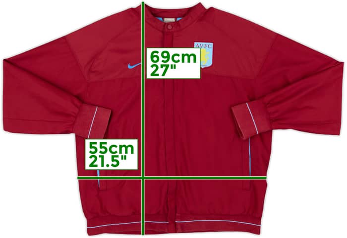 2008-09 Aston Villa Nike Track Jacket - 7/10 - (L)