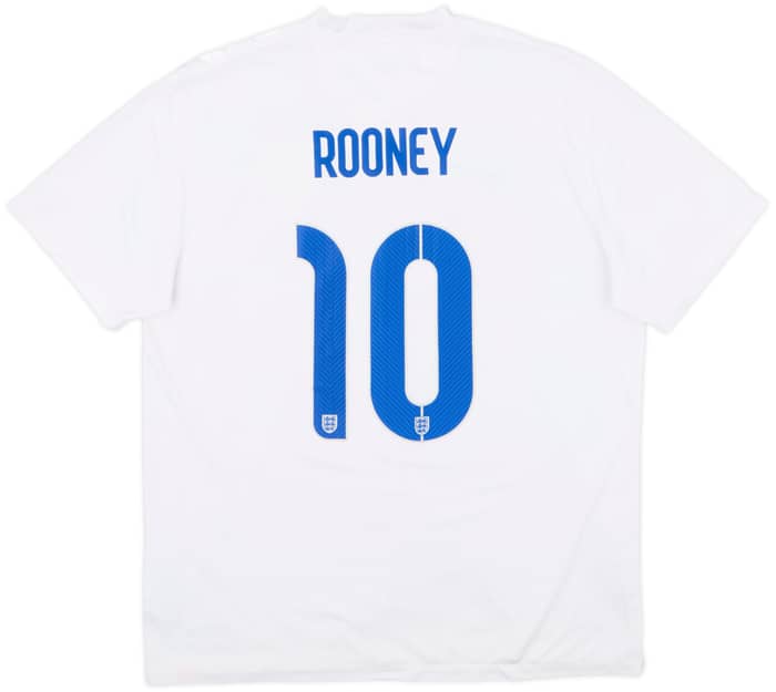 2014-15 England Home Shirt Rooney #10 - 4/10 - (XL)