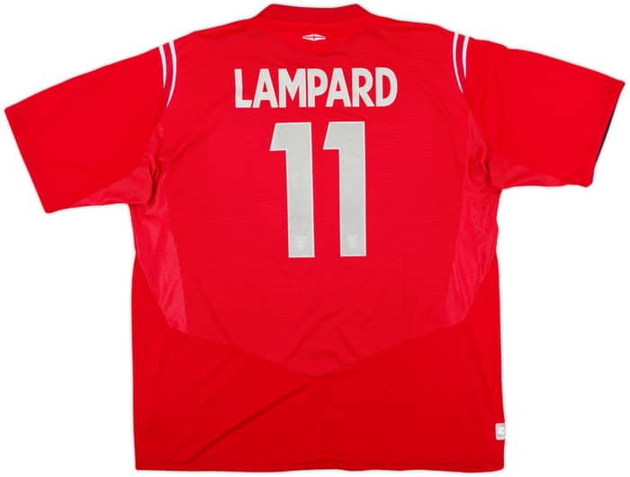 2004-06 England Away Shirt Lampard #11 - 6/10 - (XXL)