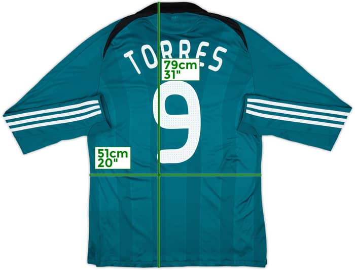 2008-09 Liverpool Third L/S Shirt Torres #9 - 8/10 - (L)