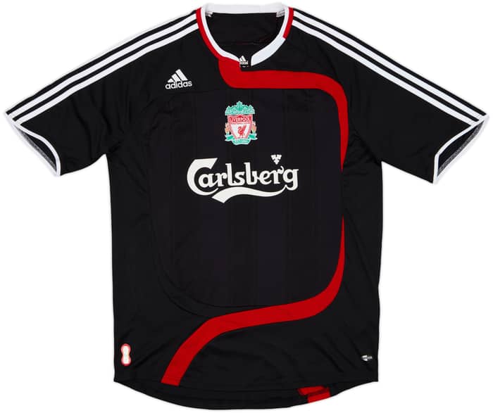 2007-08 Liverpool Third Shirt Agger #5 - 8/10 - (M)