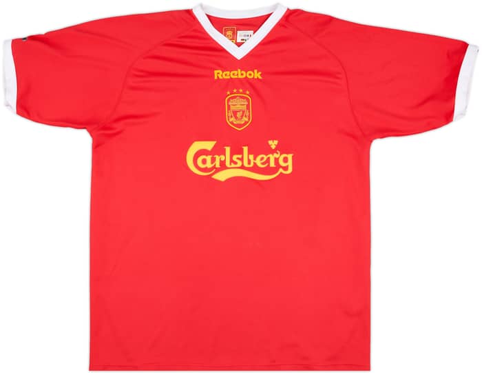 2001-03 Liverpool CL Shirt Hyypia #4 - 8/10 - (L)