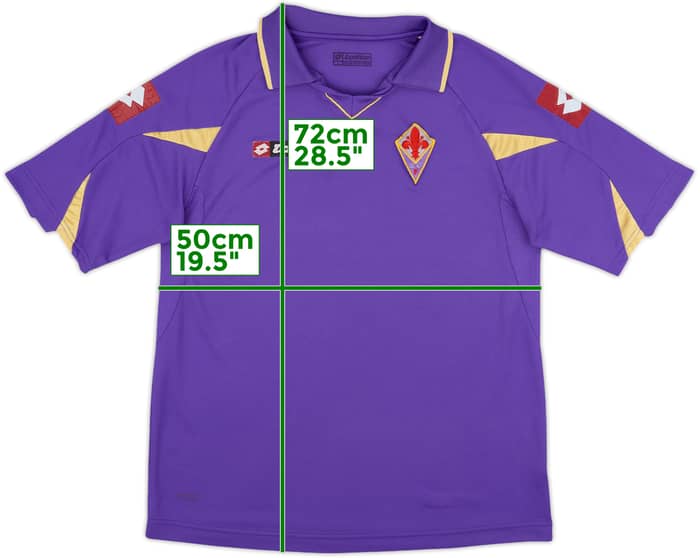 2010-11 Fiorentina Home Shirt - 8/10 - (L)