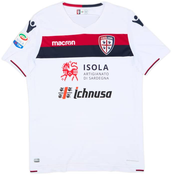 2017-18 Cagliari Away Shirt Ionita #21 - 8/10 - (L)