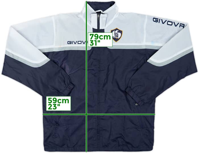 2013-14 Cavese Givova Hooded Rain Jacket - 8/10 - (L)
