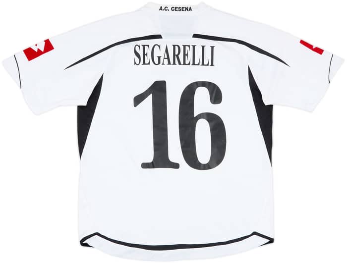 2009-10 Cesena Match Issue Home Shirt Segarelli #16