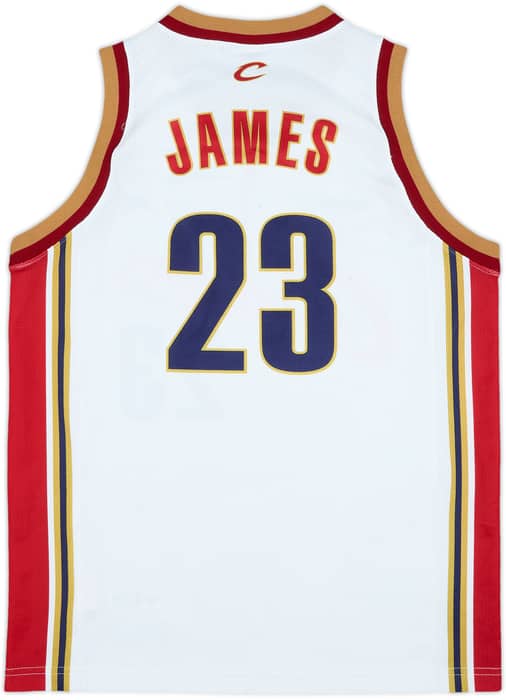 2003-10 Cleveland Cavaliers James #23 Champion Home Jersey - 7/10 - (S)