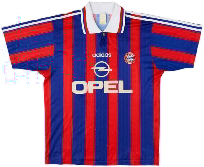 1995-97 Bayern Munich Home Shirt Scholl #7 - 4/10 - (M)