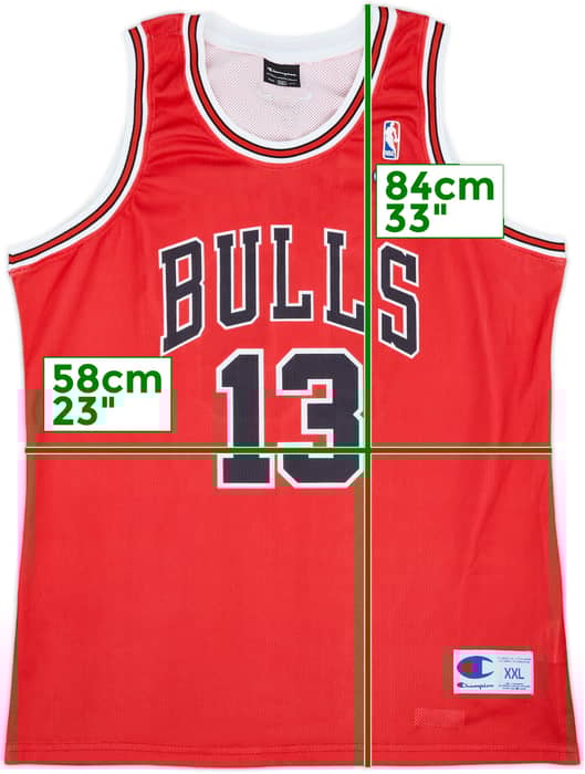 2007-10 Chicago Bulls Noah #13 Champion Away Jersey - 9/10 - (XXL)