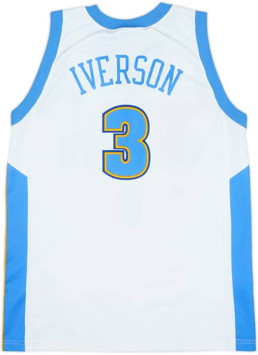 2006-08 Denver Nuggets Iverson #3 Champion Home Jersey - 7/10 - (M)