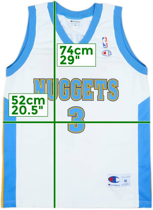 2006-08 Denver Nuggets Iverson #3 Champion Home Jersey - 7/10 - (M)