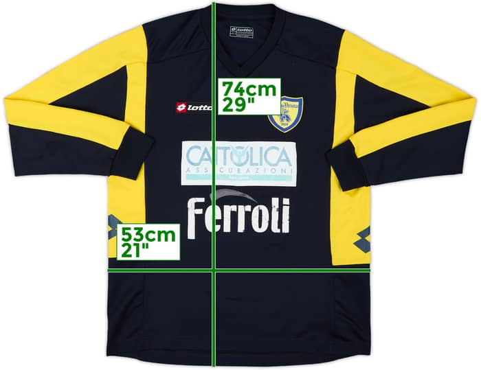 2007-08 Chievo Verona Lotto Sweat Top - 5/10 - (L)