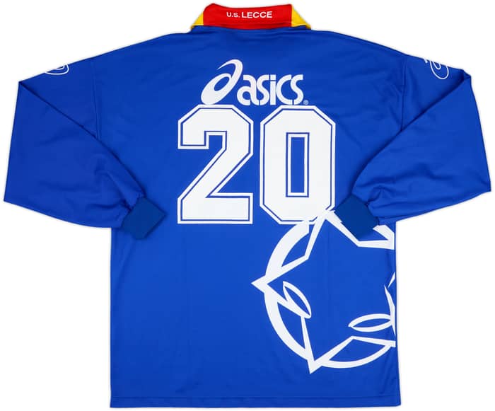 1999-00 Lecce Player Issue Asics Training L/S Shirt #20 - 8/10 - (XXL)