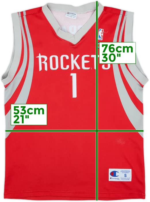 2004-10 Houston Rockets McGrady #1 Champion Away Jersey - 7/10 - (S)