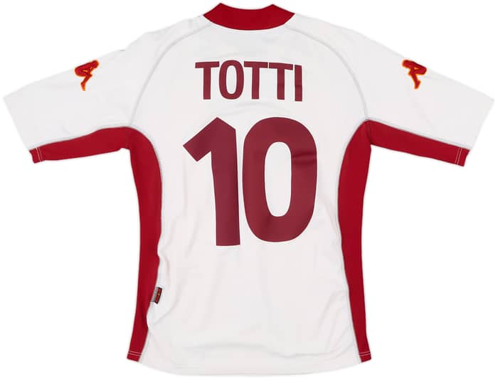 2001-02 Roma Away Shirt Totti #10 - 6/10 - (S)